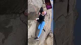 climbing bouldering rockclimbing funny comedy climb hiking youtube ai youtubeshorts [upl. by Moreta]