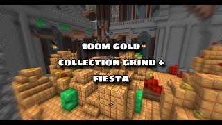 Hypixel Skyblock  Gold Mining 96m100m guild [upl. by Yraunaj636]