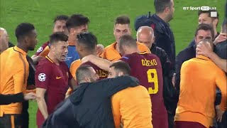 Incredible scenes as Roma complete historic Champions League comeback [upl. by Atterual]