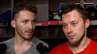 Tkachuk amp Tarasenko  Postgame Interviews  51024 [upl. by Lsiel669]