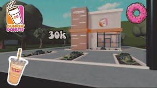 30k bloxburg dunkin donuts🍩  riccecake [upl. by Anizor]