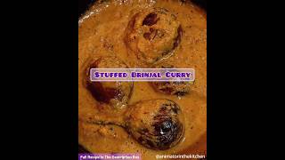 Stuffed Brinjal Curry  Gutti Vankaya Koora [upl. by Hannibal]