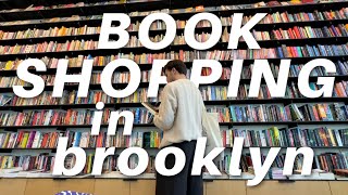 book shopping in brooklyn and book haul [upl. by Iover]