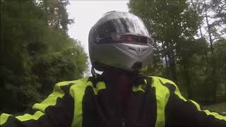 12 2012 VStrom Tri State tour Cumberland Gap Natural Tunnel [upl. by Adnorahc]