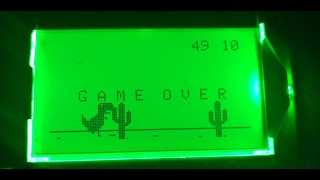 TRex game on a T3 transistor tester [upl. by Justine]