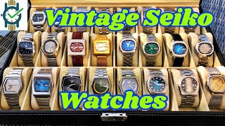 Vintage Seiko Watches Part 1 [upl. by Lilaj]