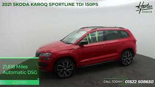 SKODA KAROQ SPORTLINE 20TDI 150PS  2021 [upl. by Uhthna]