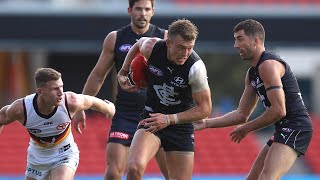 Patrick Cripps amazing goal against Adelaide  AFL Round 17 2020 [upl. by Alusru]