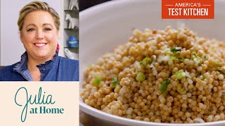 How to Cook Pearl Couscous  Julia At Home [upl. by Airamahs137]