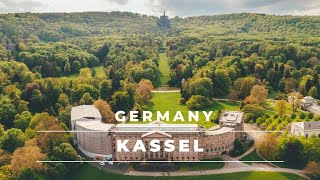 Kassel Germany from above in 4k  Aerial footage of the city of Kassel [upl. by Dusza]