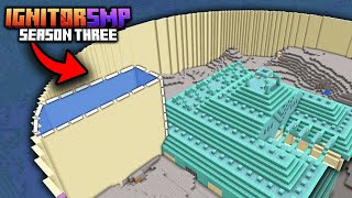 Lets Finish draining this HUGE Ocean Monument in Minecraft Survival  IgnitorSMP [upl. by Sarina]