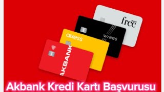 Akbank Kredi Kartı Başvurusu Nasıl Yapılır [upl. by Amsirahc785]