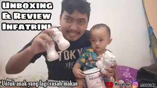 Unboxing amp Review Infatrini Minuman Booster untuk anak yang susah makan [upl. by Atsyrhc]