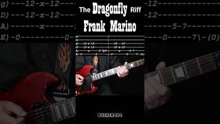 The quotDragonflyquot Riff  Frank Marino Mahogany Rush  No Chat Guitar CoverLesson 6 shorts [upl. by Atteram896]