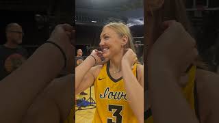 Iowas Sydney Affolter Championship Run shorts hawkeyes [upl. by Ivory]