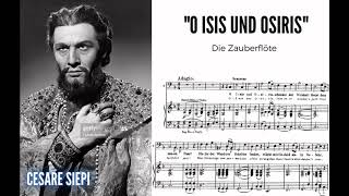 quotO Isis und Osirisquot The Magic Flute  Cesare Siepi in 1964 in english with score HQ 1080p [upl. by Theresa]