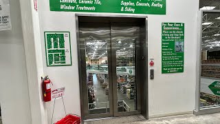 2 ThyssenKrupp Aurora glass elevators at Menards Hodgkins Illinois [upl. by Einhorn]