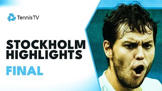 Gael Monfils vs Pavel Kotov For The Title  Stockholm 2023 Final Highlights [upl. by Deland]