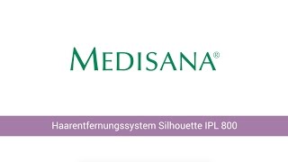 medisana Haarentfernungssystem Silhouette IPL 800 [upl. by Boucher]