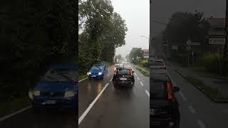 brianza pioggia intensa e allagamenti piove da ore karaokepinodalex videoallz [upl. by Llertniuq]