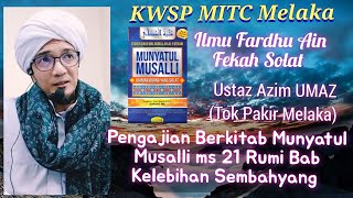 Kuliah Zuhur 4112024 Ustaz Mohamad Azim Bin Zainal Tok Pakir Melaka UMAZ [upl. by Arba]