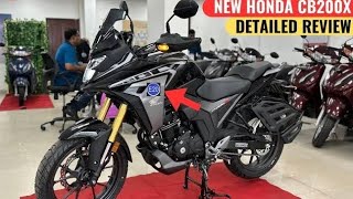 New Honda CB200X review 😯 2024 model honda cb200x review [upl. by Elimaj886]