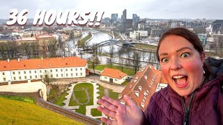 BEST Things to SEE and EAT in VILNIUS LITHUANIA  36 Hours in Vilnius [upl. by Keithley341]