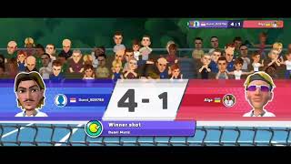 bakat saya di game ini mungkin  mini tennis android [upl. by Enilauqcaj]