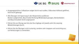 Vorbemerkungen TherabandÜbungen gesamter Körper  quotDenk an mich Dein Rückenquot [upl. by Tartan]