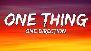 One Direction  One Thing Lyrics [upl. by Cimah618]