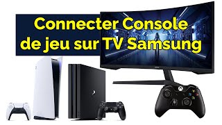 Comment connecter une console de jeu sur TV Samsung Xbox Wii Playstation… [upl. by Odlabu]