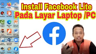 Cara Download dan Install Facebook di Laptop  PC [upl. by Gabrielson418]