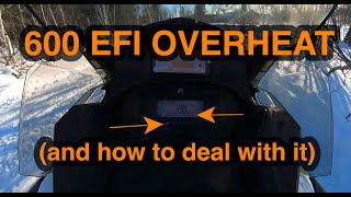 SkiDoo 600 EFI Overheat and how to deal with it [upl. by Nageet]