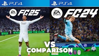 EA FC 25 Vs EA FC 24 PS4 [upl. by Pardo]