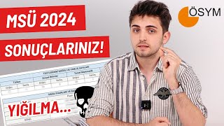 MSÜ 2024 SONUÇLARINIZA BAKIYORUM 🔥  İNANILMAZ YIĞILMA VAR YKS NASIL OLUR  yks [upl. by Cary567]