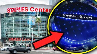 Staples Center Is Now CryptoCom  Hollywire [upl. by Giorgi818]