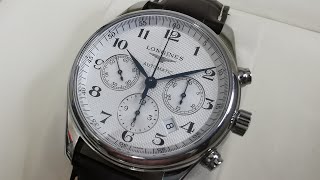 REVIEW of Longines Master Collection Chronograph The dressy and elegant chrono [upl. by Tayyebeb212]