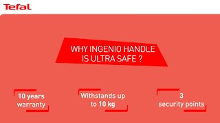 Tefal Ingenio Handle Superiority [upl. by Attenrev]