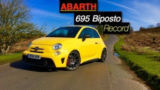 Abarth 695 Biposto Record Review  Inside Lane [upl. by Ainessej]