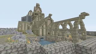 Minecraft Xbox  Skyrim Mash Up Pack  Battle amp Tour [upl. by Apple]