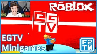 Roblox EGTV Minigames  PLAYING ETHANGAMERTV ROBLOX GAME [upl. by Meer251]