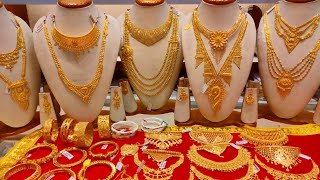 10 gram থেকে choker sitahar mantasa necklace under 1lakh gold design with price  npjewelleryhouse [upl. by Kreegar]