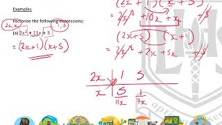 LHS N5 Mathematics  Brackets and Factorising 5  Factorising Trinomials Greater than 1 [upl. by Yhtuv]