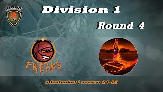 Atlasbasket  Div 1Round 4  FREAKS vs ΡΟΥΚΟΥΝΕΣ [upl. by Hwang56]