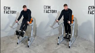 Gymfactoryeu  Leg Raise Abdominal Machine [upl. by Barney]