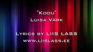 Luisa Värk  Kodu [upl. by Heigho]