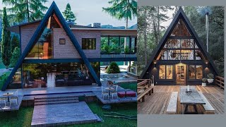 A  FRAME HOUSE TOUR I CABIN HOUSE [upl. by Anrat869]