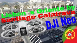 Wild Drone Flight Over Lisbon’s Iconic Oriente Station Gare do Oriente [upl. by Nytnerb]