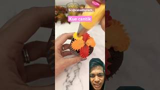 TANTE BAIK BUAT KUE CANTIK ⁉️ diy thanksgiving handmade turkishcake crochet turkeye [upl. by Aivilys]