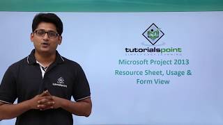 MS Project 2013  Resource Sheet Usage and Form View [upl. by Arlana647]